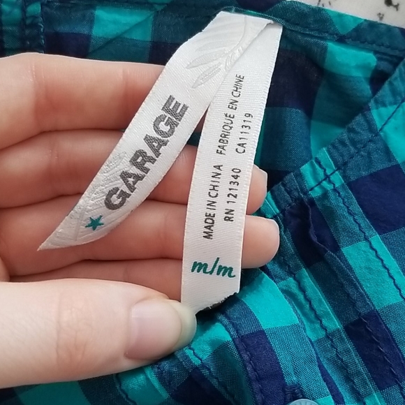 Tie up plaid tank. - Picture 4 of 4